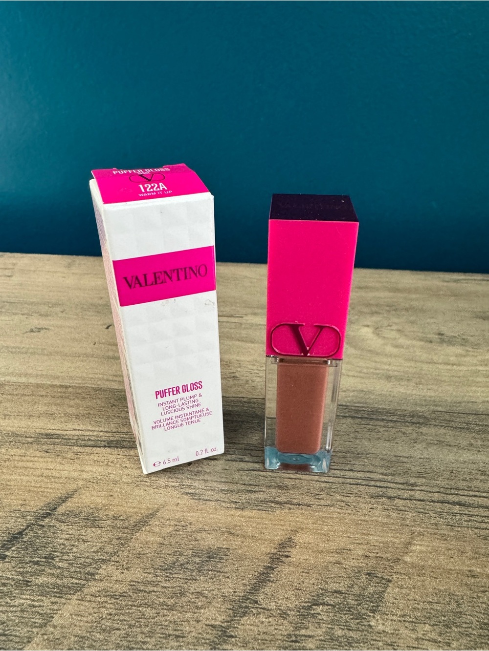 Valentino Puffer Gloss New in Box 122A Warm It Up